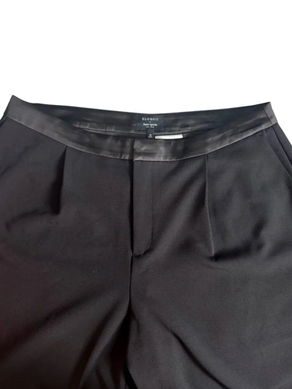 Eloquii X Kate Spade New York Tailored‎ Wide Leg Black Trouser Women's Size 16